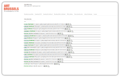 Artbrussels 2011 - Art fair - Webforms Publishing